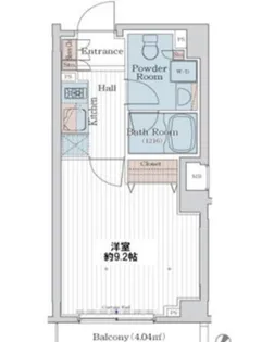 カスタリア三宿【2階】の間取り