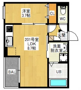 Regalest 39【2階】の間取り
