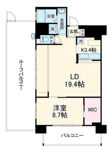 リーラ横浜川和町【10階】の間取り