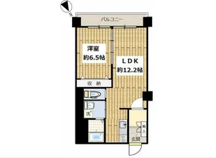 メゾン松方【1階】の間取り