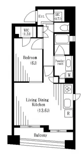 モンヴェール四ツ谷【2階】の間取り