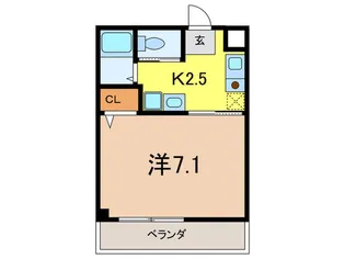 K・Kマンション【2階】の間取り