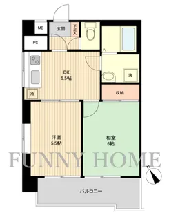 ユーコート上馬【8階】の間取り