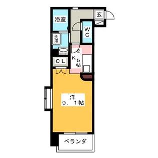 HIRO尾頭橋【1階】の間取り