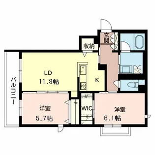 大阪府吹田市内本町1【マンション】の間取り