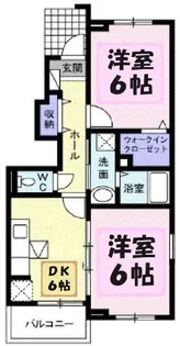 メゾンポワールIV【1階】の間取り