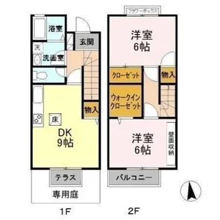 エーデルハイムスズキAの間取り