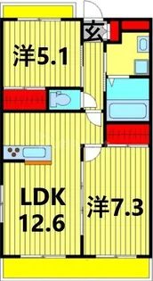 グラン・エベイユ【2階】の間取り