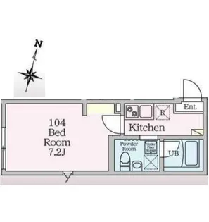 ビエンタ溝の口【2階】の間取り