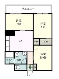 鹿沼ガーデン【5階】の間取り