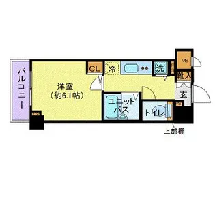 フェニックス池袋弐番館【4階】の間取り