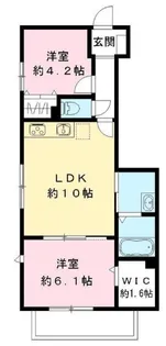 コンフォート世田谷【1階】の間取り
