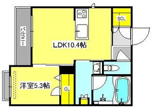 シャーメゾン寺内【3階】の間取り