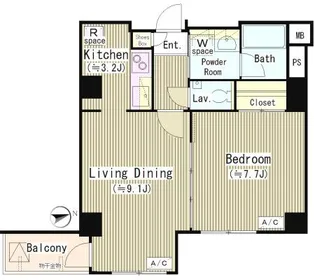 Court Hatsudai【2階】の間取り