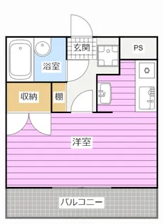 フレクション浜松【5階】の間取り
