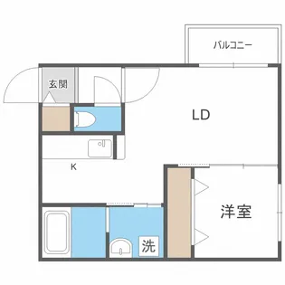 タルト南郷【4階】の間取り