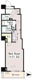 恵比寿ガーデンテラス弐番館【8階】の間取り