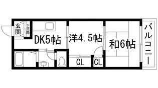 千種ヶ丘グランドハイツ【4階】の間取り