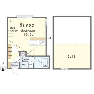 CHARMANT【1階】の間取り