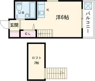 シティパレス21西大寺Part1【3階】の間取り