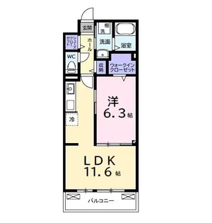 グレースコート10【3階】の間取り