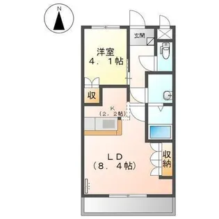センチュリーカーサ【1階】の間取り