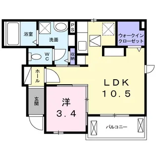 サン フロレスタ【1階】の間取り