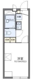 レオパレスLIGHT CITY【1階】の間取り