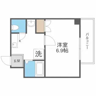 スタンドアップ野里【2階】の間取り
