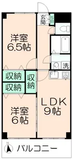 グリーンライト【5階】の間取り