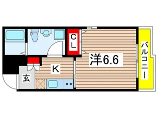 ベルクレールEAST【3階】の間取り