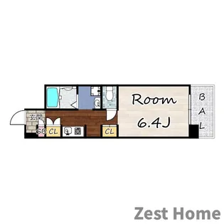 ロジュマンヴェールA棟【5階】の間取り