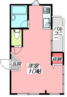 第二グランドヒル水橋【3階】の間取り