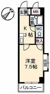 ファミーユ對重【4階】の間取り