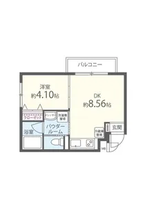 ツルマキロジ【2階】の間取り