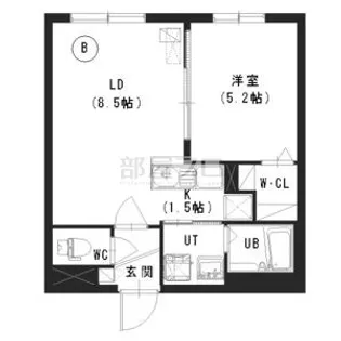 Chambre澄川(シャンブル)【2階】の間取り