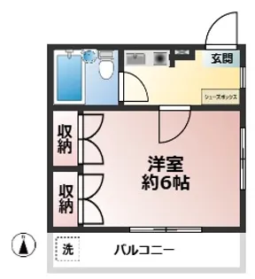 ビエノルース【3階】の間取り