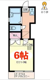 レオパレス21三ツ沢上町 第2【2階】の間取り