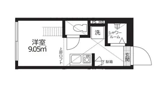 クレシェンド学芸大学【2階】の間取り