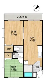 コージーコートA【2階】の間取り