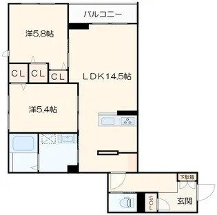 リュミエール【2階】の間取り