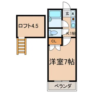 ディアパティオ【2階】の間取り