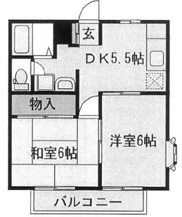 コーラル【2階】の間取り