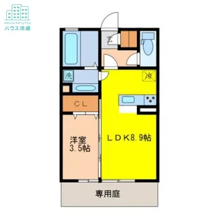 リッチプルメリア【1階】の間取り