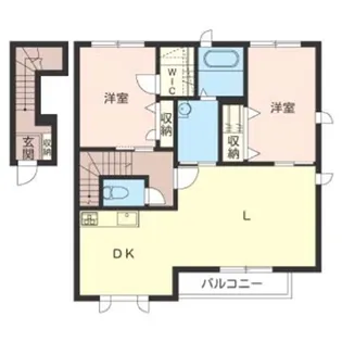 ボーテヴィラージュI番館【2階】の間取り