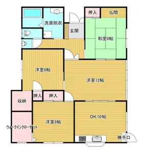下津浦アパート2【1階】の間取り