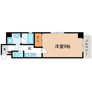 しゃとれ新寺【2階】の間取り