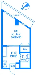 ドミールマンション【2階】の間取り