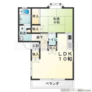 サンビーム【1階】の間取り