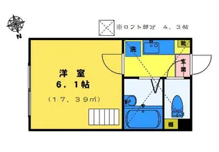 プアメリア【2階】の間取り